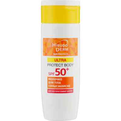 Засіб від засмаги Біокон Hirudo Derm Sun Protect Ultra Protect Body Сонцезахисне молочко для тіла SPF 50+ 150 мл (4820160038554) Вінниця