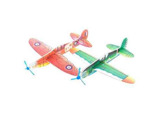 Літак 18см CL-536A/2 зеленийпомаранчевий ТМ METR Київ