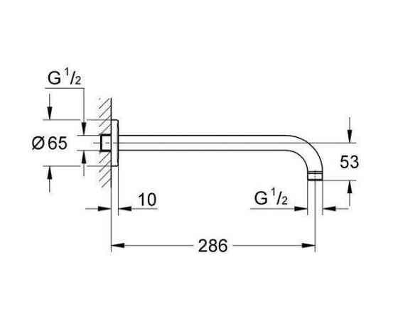 Душовий кронштейн Grohe    ( 28576000 ) 25284 Харьков