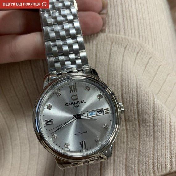 Годинник чоловічий наручний Carnival Toscana (Сріблясті) Вінниця - фото 10