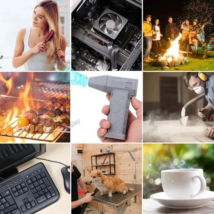 Турбовентилятор Turbo Fan LMM 30A 200W Серый Винница - изображение 8