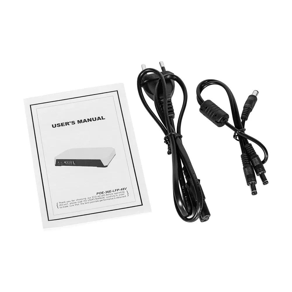 Джерело безперебійного живлення Mini UPS SKE POE-36E-LFP 24V 20000mAh 5V/9V/12V/24V/PoE, LiFePO4 4*5Ah, для роутера та оптичного Киев - изображение 8