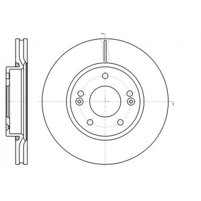 Гальмівний диск REMSA 61208.10 Вінниця - фото 1