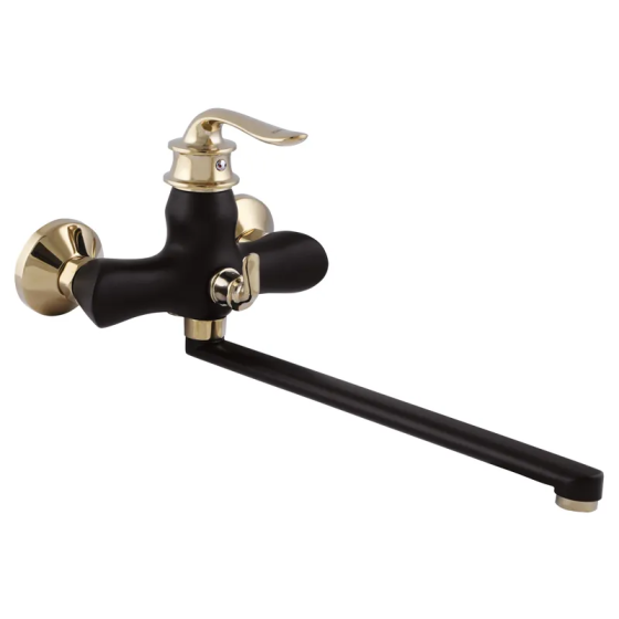 Смеситель для ванны Zerix Z22219-6 с длинным изливом ZX0466 Харьков