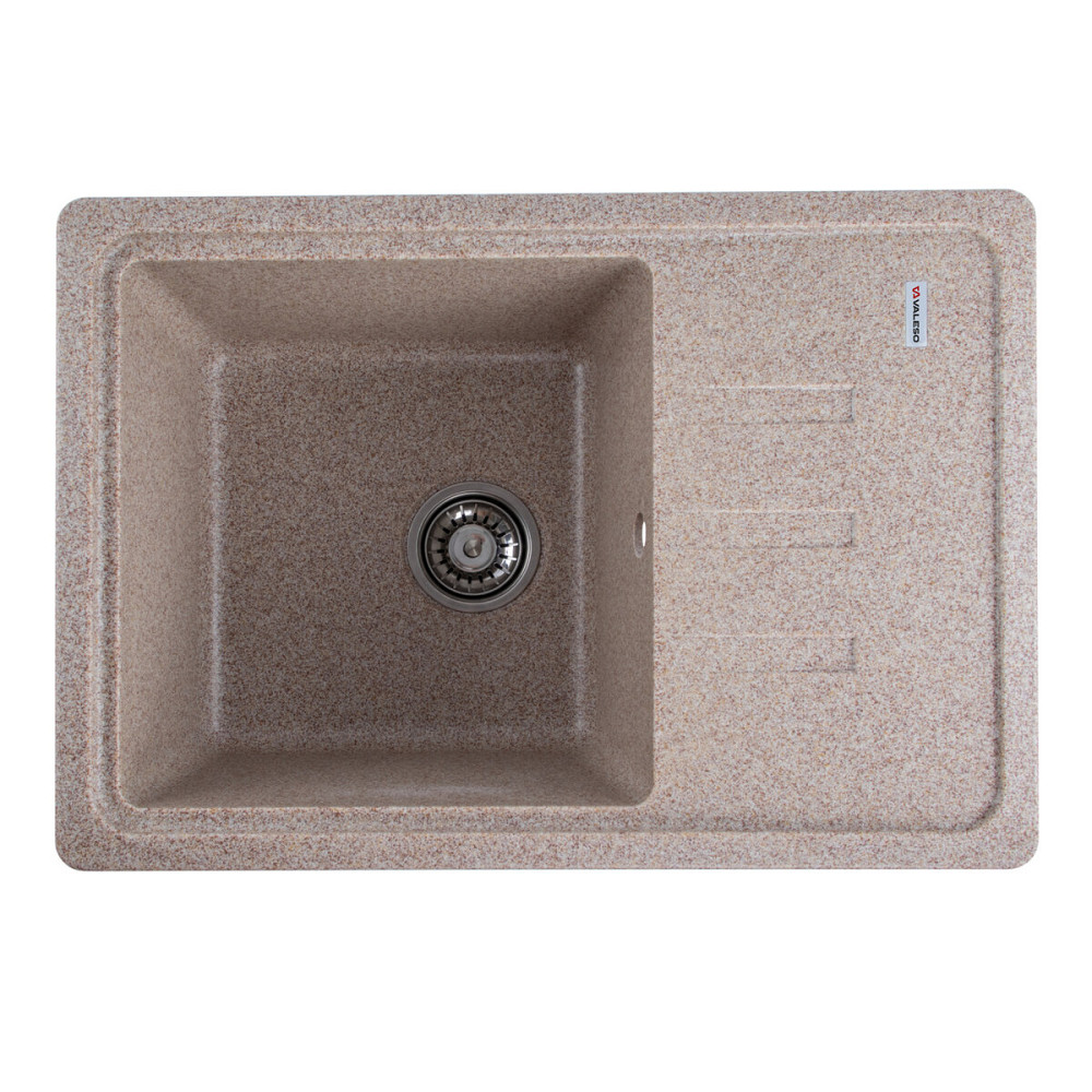 Гранітна мийка для кухні VALESO LIANA 6243 матова Карамель Коломыя - изображение 1