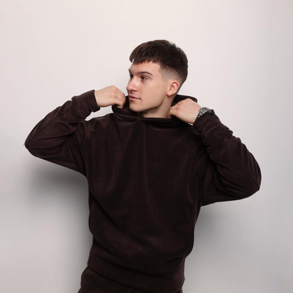 Флісовий зимовий чоловічий костюм Pobedov Mariot. Темно-шоколадний чоловічий флісовий костюм Київ - фото 6