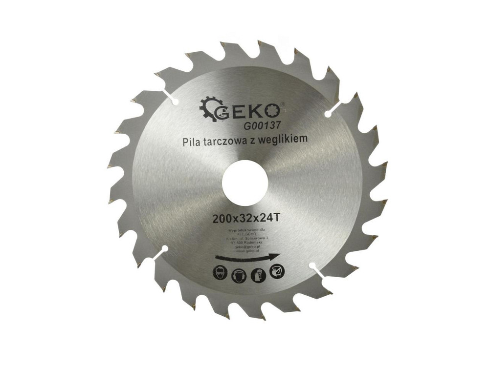 Пила дискова "GeKo" сегментна 185х32мм Т 24 Київ - фото 1