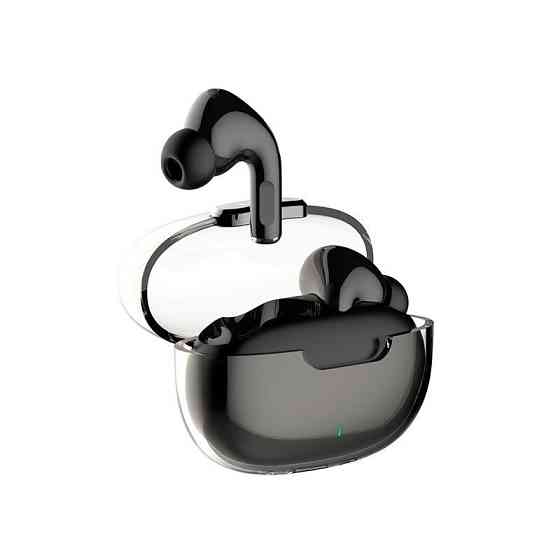 Навушники бездротові Bluetooth LDNIO T02 у кейсі, чорні Вінниця