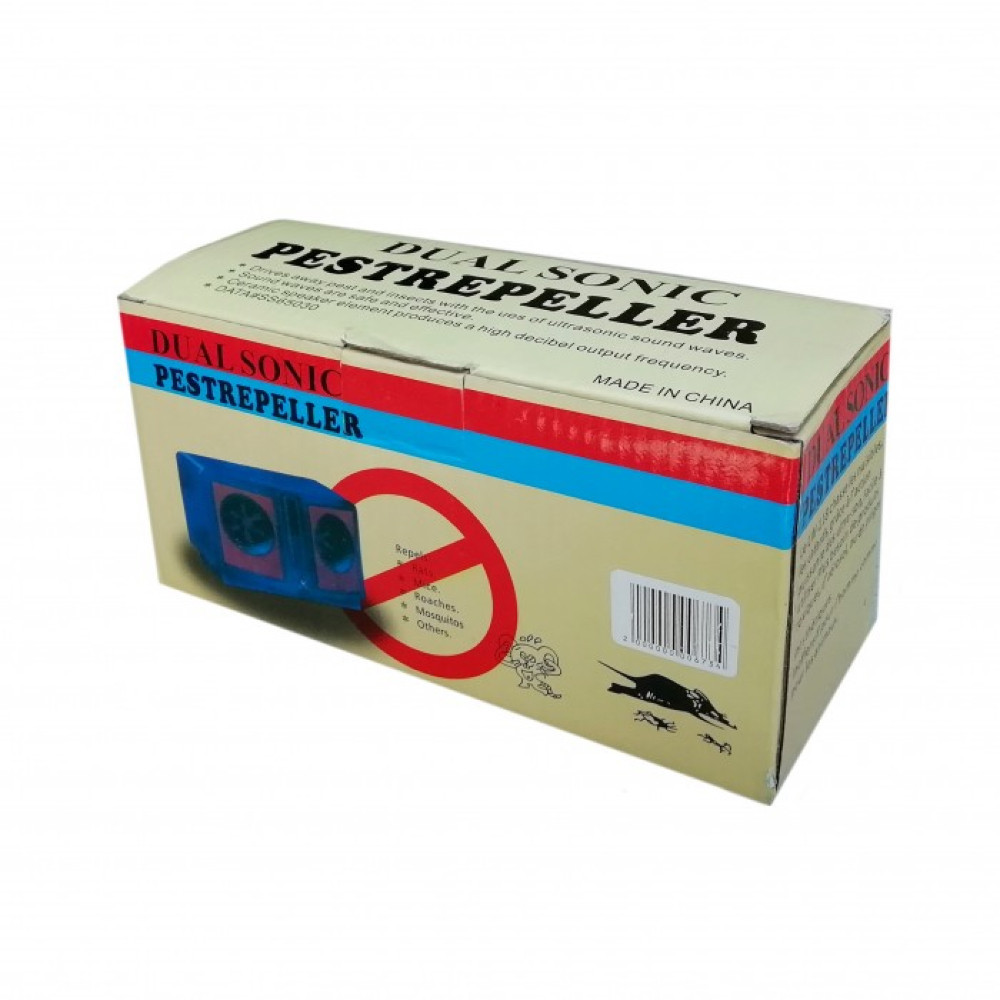 Ультразвуковий відлякувач гризунів і комах до 200 м², Dual Sonic / Відлякувач комарів і мишей Київ - фото 10
