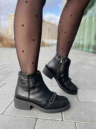 Без бренда Черевики жіночі ARLEN чорні натуральна шкіра зимові высота 11см (2789) Коломия