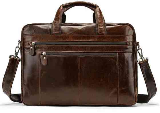 Сумка дорожня чоловіча шкіряна Vintage 14770 Коричнева Київ
