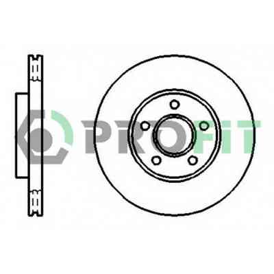 Гальмівний диск Profit 5010-1172 Вінниця