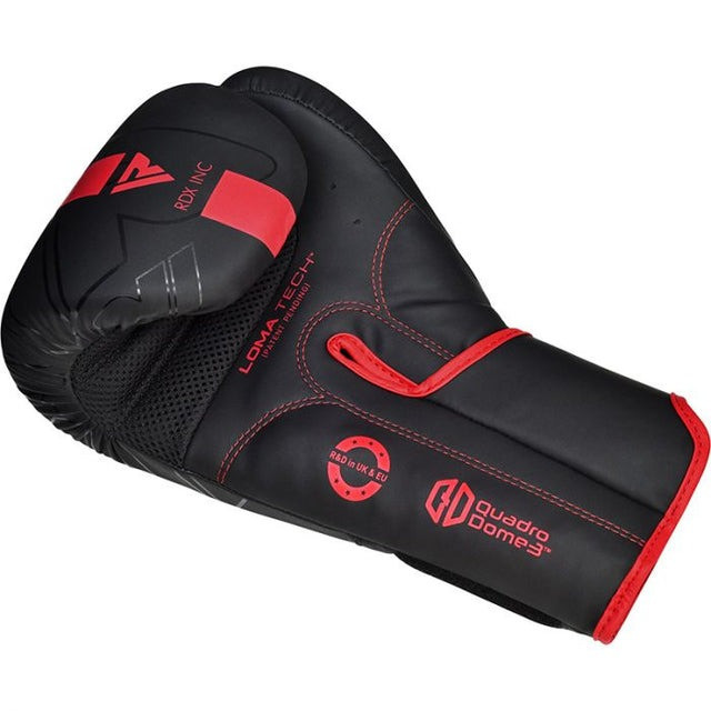 Боксерські рукавиці RDX F6 MATTE RED-6OZ (капа в комплекті) Каменское - изображение 6