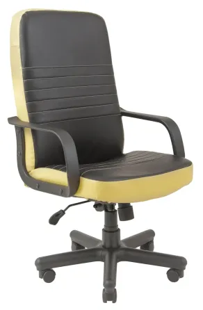 Офисное Кресло Руководителя Richman Prius Fly 2230/2201 Пластик М1 Tilt Черно-бежевый Киев