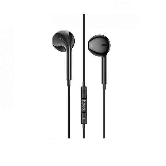 Навушники HOCO M101 Crystal joy Type-C wire-controlled digital earphones with microphone Black Київ