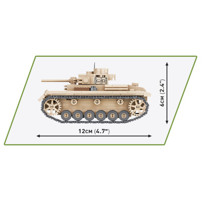 Конструктор Cobi Вторая Мировая Война Танк Panzer III, 292 деталей (COBI-2712) Винница - изображение 5