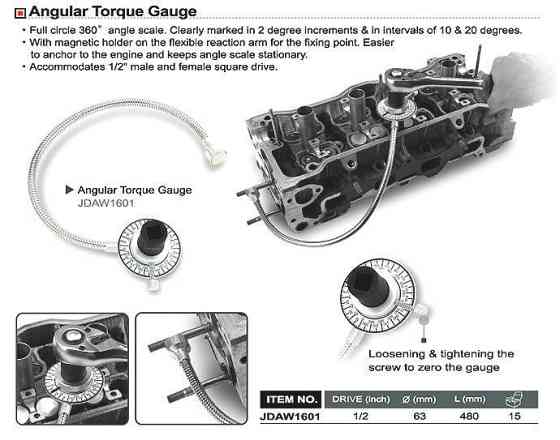 Шкала доворотная з магнітним кріпленням TOPTUL JDAW1601 Одеса