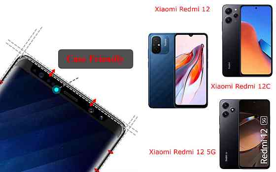 Защитное стекло HyperGlass Pro для Xiaomi Redmi 12, 12C, 12 5G – максимальная чувствительность и защита Киев
