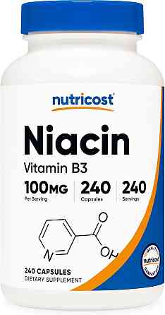 Niacin, 100 mg, 240 Capsules Луцк