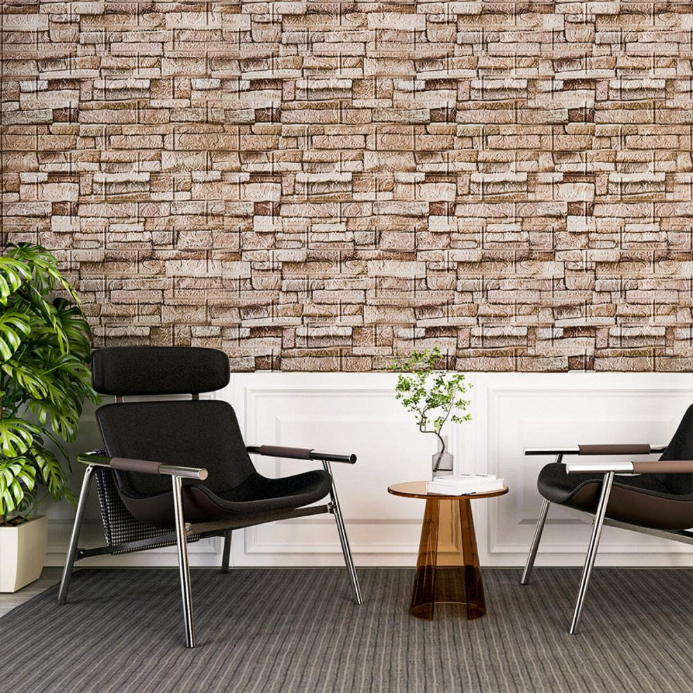 Самоклеящаяся 3D панель 700х770х3мм Екатеринославский кирпич (344-3) SW-00001383 Днепр - изображение 5