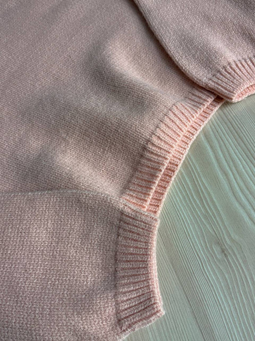 Светр жіночий Fancy Matinee 539 оверсайз однотонний, рожевий, one size Київ - фото 11