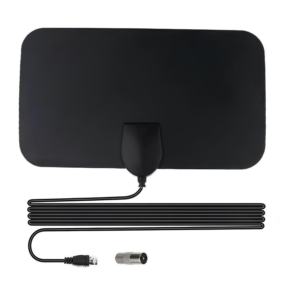 Кімнатна цифрова ТВ антена RESTEQ — пасивна антена з підтримкою 1080p, для прийому цифрового сигналу DVB-T / DVB-T2, кабель 3.7 м Київ - фото 1