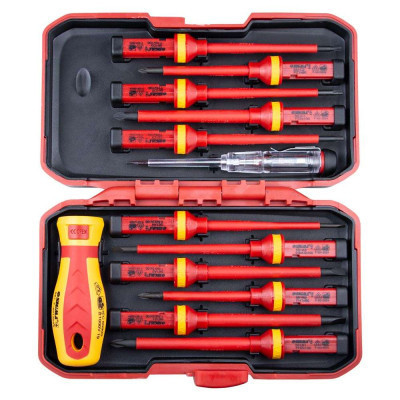 Набір викруток Sigma діелектричних 11шт + викрутка-індикатор 250В CrV (кейс) (4008411) Вінниця - фото 9