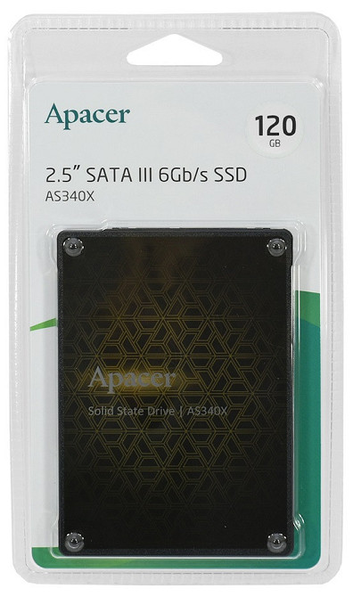 Накопичувач SSD 120 GB Apacer AS340X Panther 2.5" SATAIII TLC (AP120GAS340XC-1) 2.5" Харків - фото 5