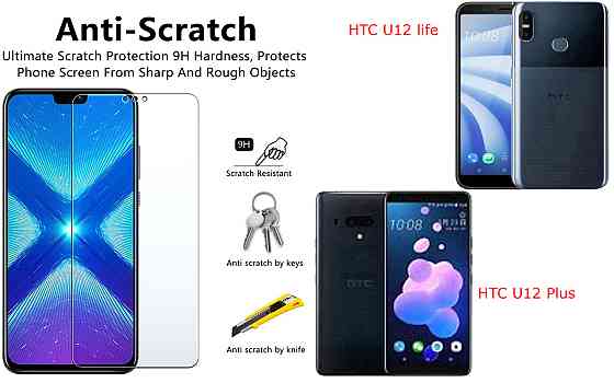 Защитное стекло NeoGlass для HTC U12 life, U12 Plus – ультрапрозрачное и устойчивое Киев