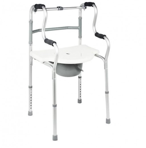 Кресло-туалет с ходунками 2 в 1, регулируемое по высоте, складывающееся - Ersamed FY9621LL Днепр - изображение 1