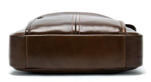 Ділова чоловіча сумка шкіряна Vintage 14789 Коричнева Київ - фото 7