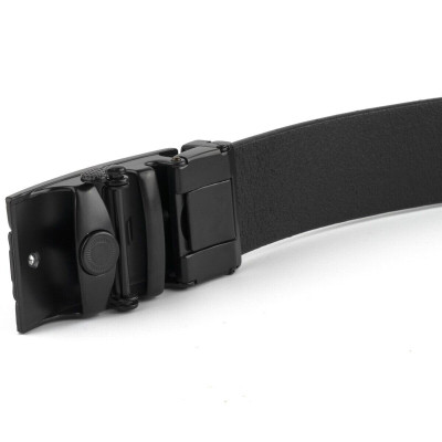 Ремінь Vintage Чоловічий з автоматичною пряжкою мозаїка Чорний (20299) Вінниця - фото 2