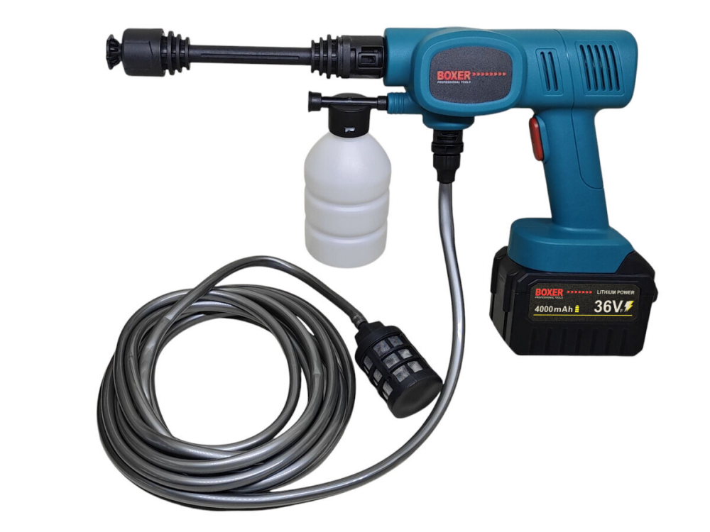 Аккумуляторная Мойка Высокого Давления с 2 АКБ 36 Вольт, Мощность 550 Вт, Расход Воды 4 Литра/Мин Одесса - изображение 10