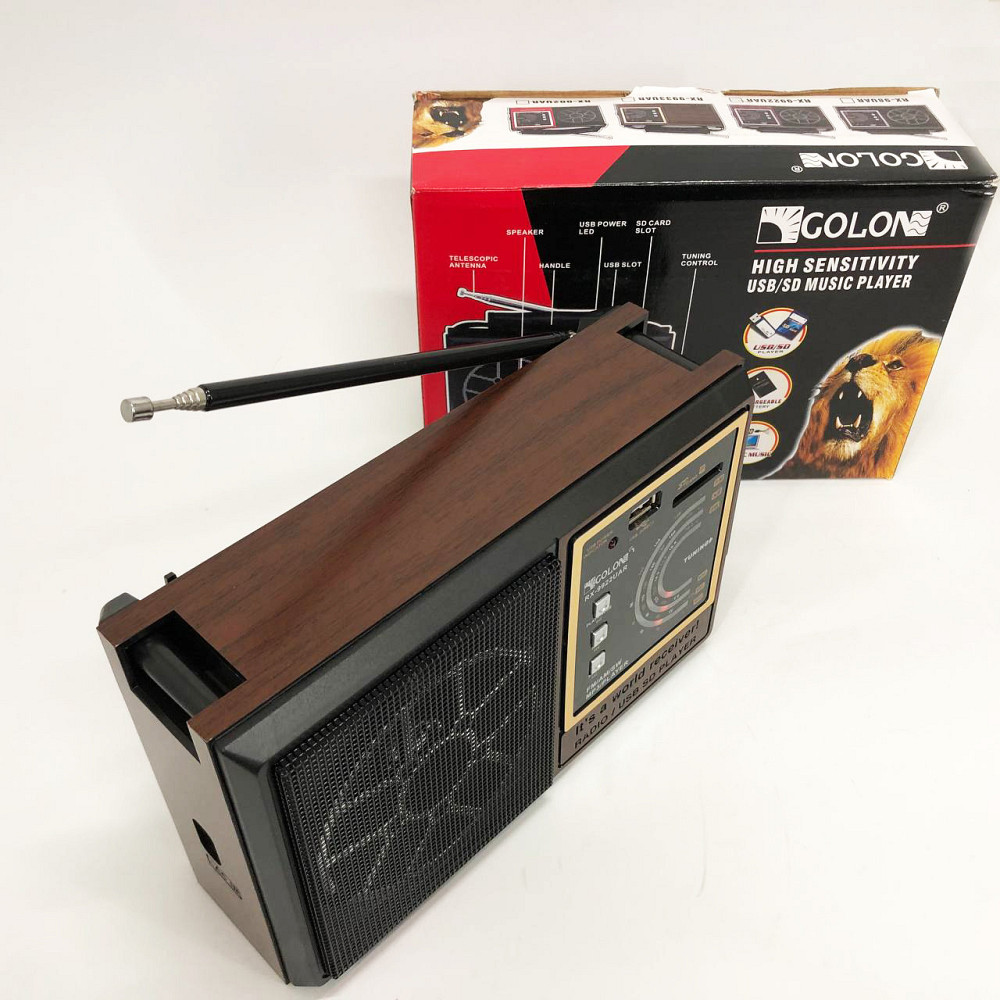 Мощный радиоприёмник GOLON, Классические радиоприемники на батарейках, Радио приемники от сети TS-54 Киев - изображение 3