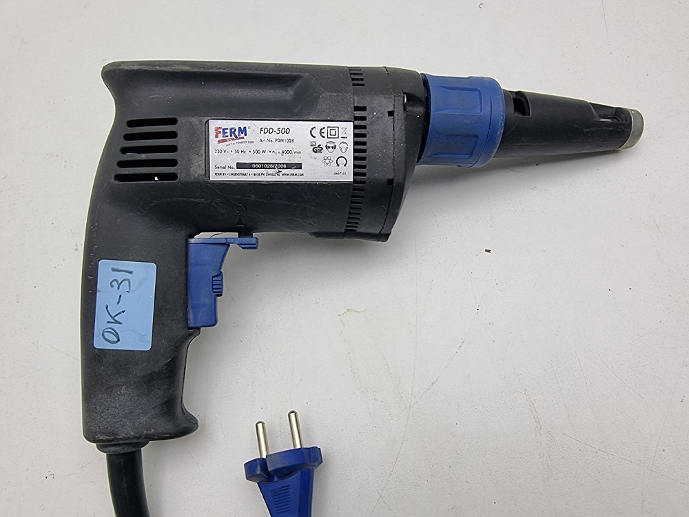 Шуруповерт Ferm PDM1028 FDD-500 (товар вживаний) Луцк - изображение 4