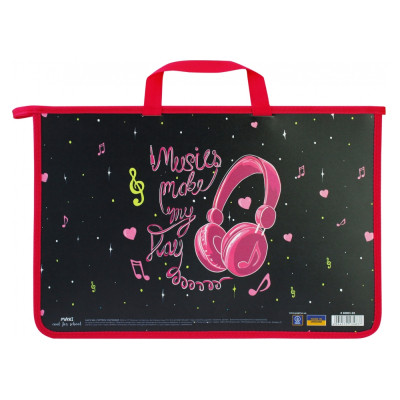 Папка - портфель Maxi А4 пластиковий на блискавці My Unicorn (MX30001-04) Вінниця - фото 1