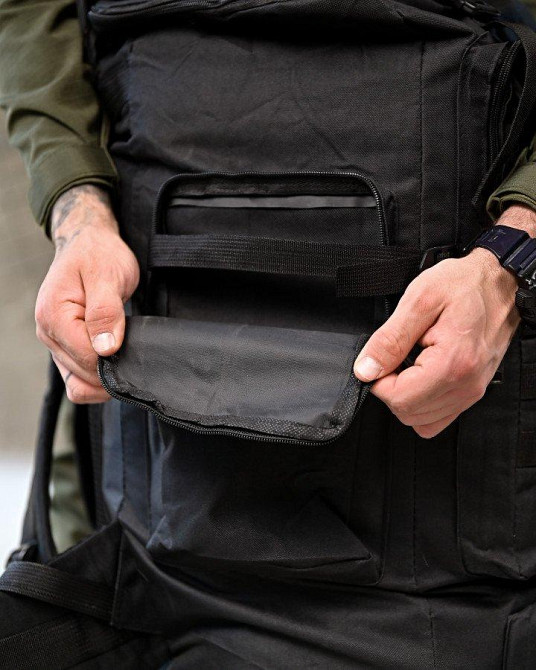 Рюкзак тактичний 50 л Darvall чорний ПП4628 Одеса - фото 9