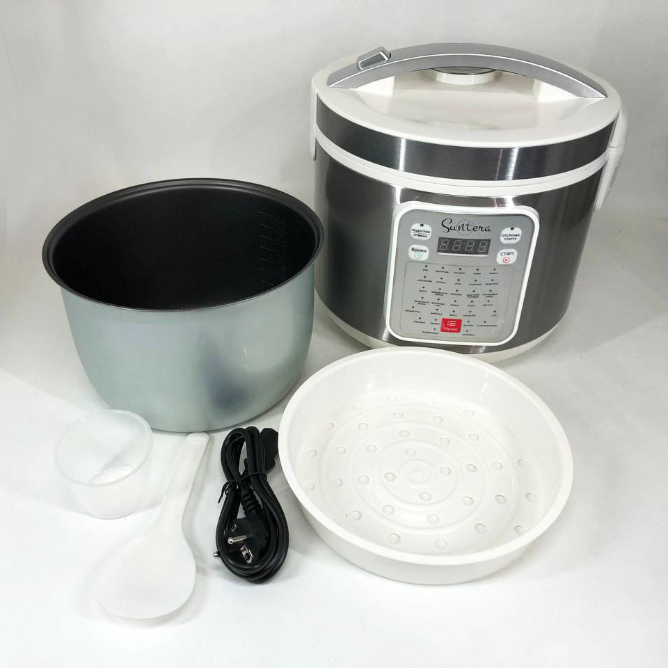 Мультиварка качественная бытовая, Хорошая бюджетная мультиварка, 5л Скороварка 5л EZ-90 Львов - изображение 6