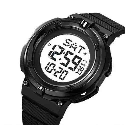 Спортивний водонепроникний годинник SKMEI 2010BKWT BLACK-WHITE, Військовий годинник NM-446 для ЗСУ Київ