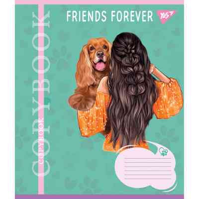 Тетрадь Yes Friends forever 36 листов клетка (767063) Винница