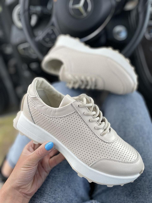 Zemira Кросівки жіночі ZEMIRA 188/8344 ST бежеві (весна-літо, шкіра натуральна) (5034) Коломыя - изображение 3