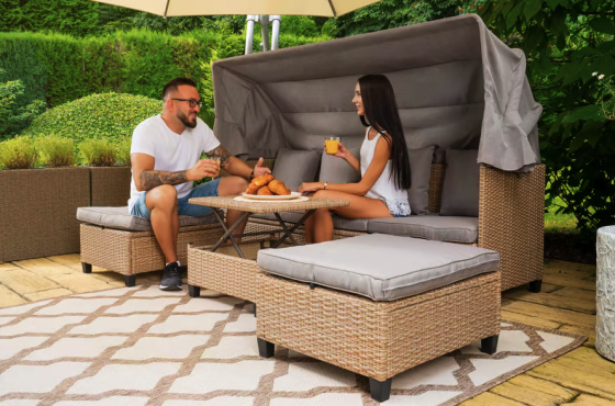 Комплект садових меблів Di Volio Luca бежево-сірий Киев