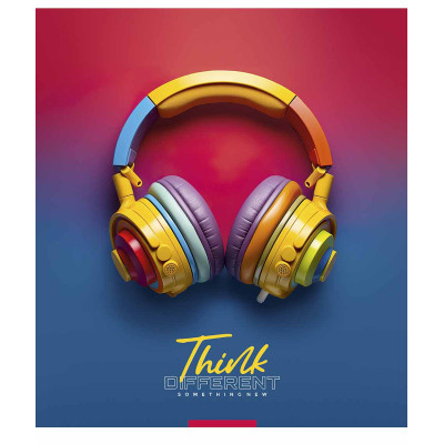 Зошит Школярик Think different 96 аркушів лінія (096-3395L) Вінниця - фото 1