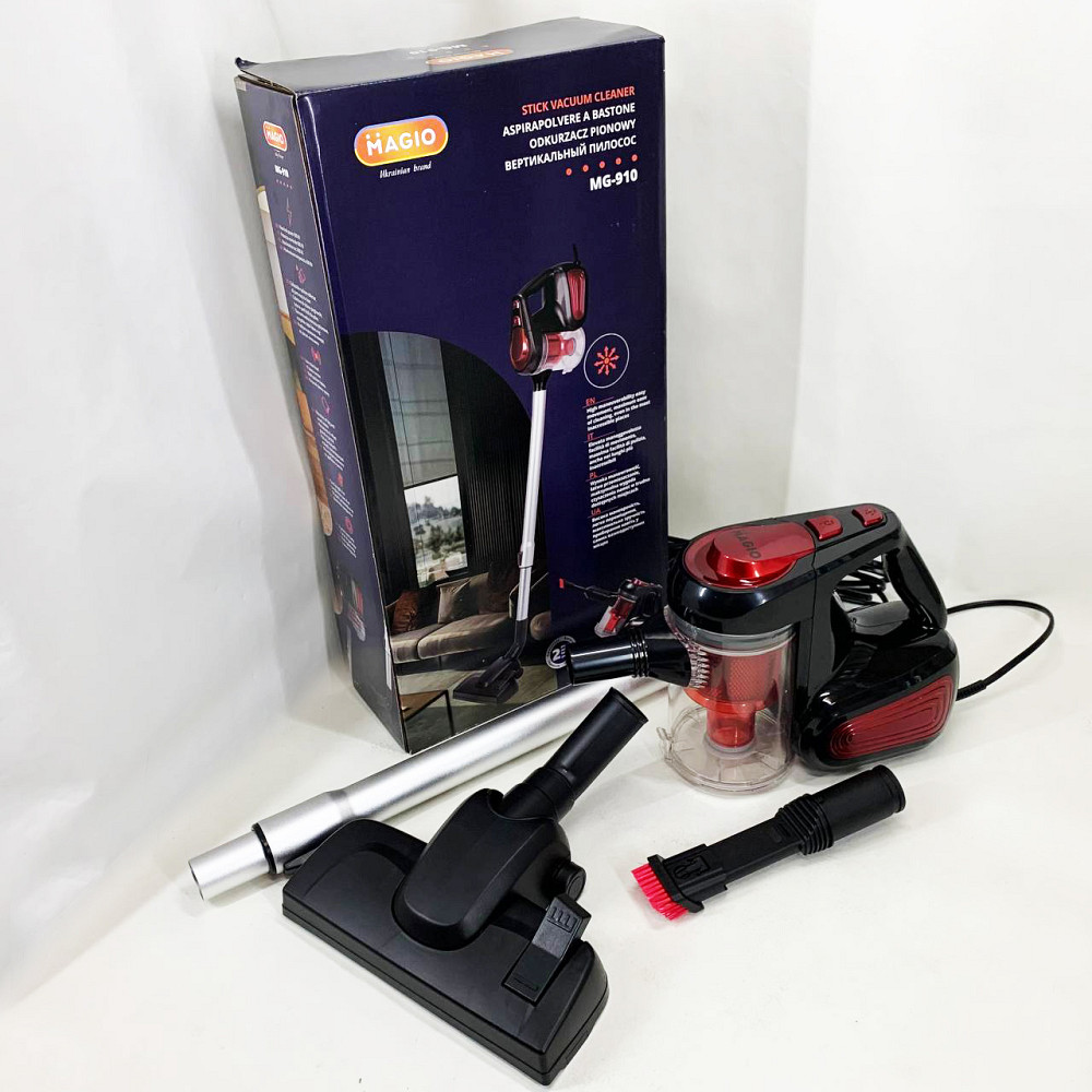 Топ вертикальных пылесосов MAGIO MG-910 600 Вт, Вертикальный щеточный пылесос, Ручной пылесос для дома XZ-60 Львов - изображение 8