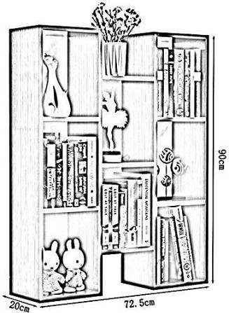 Книжковий стелаж "Стендаль" зефір Миколаїв - фото 3
