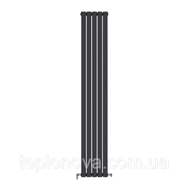 Дизайнерський радіатор 1800/295 (мм) чорний мат IDEALE JOLANDA (універсальне підключення) 12 5/1800/295 Чернівці - фото 7