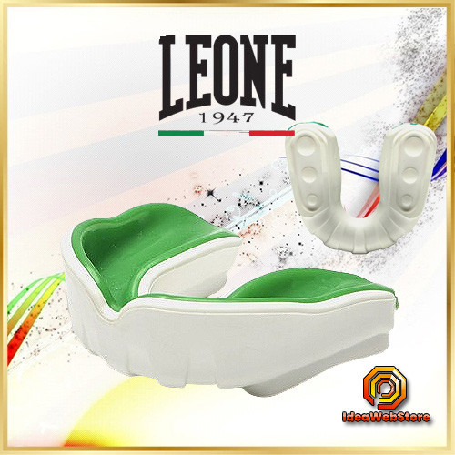 Капа боксерська Leone Powerguard Green анатомічна захисна капа для боксу, MMA та єдиноборств Київ - фото 1