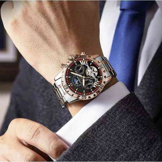 Чоловічий механічний годинник Poedagar Mechanical Вінниця