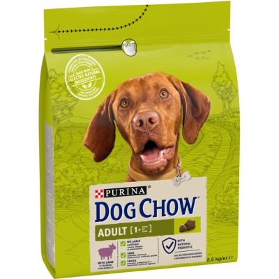 Сухий корм для собак Purina Dog Chow Adult Lamb зі смаком ягняти 2.5 кг (7613034485946) Вінниця - фото 9