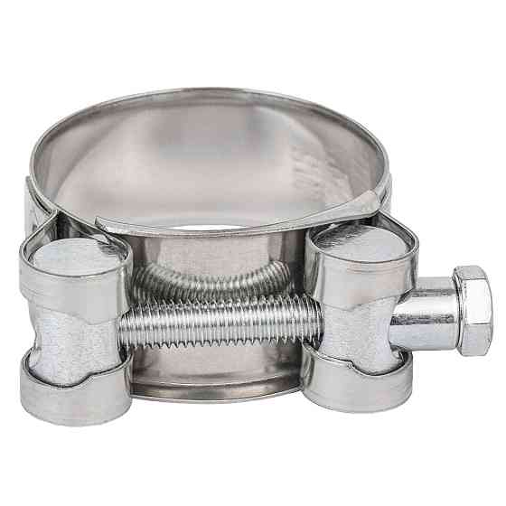 Хомут силовий неіржавкий 20 мм Ø40-43 мм (КРАТНО 5 шт.) SIGMA (2508141) Київ